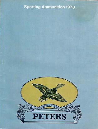 1973 Peters Sporting Ammunition Catalog