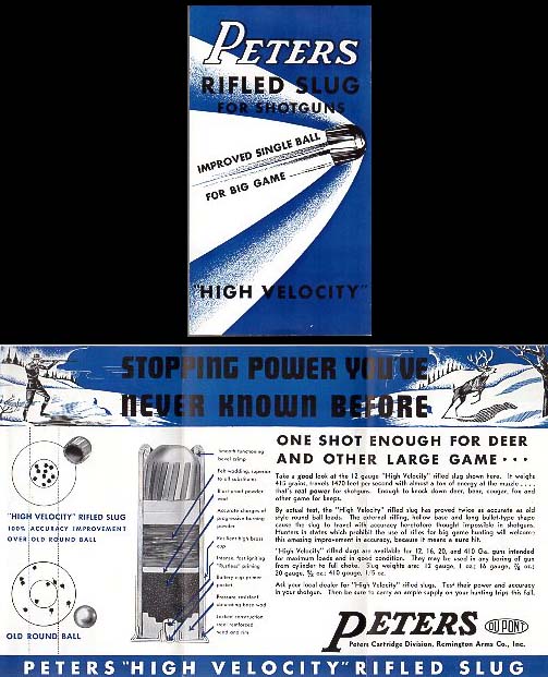 1940's Peters Rifled Slugs