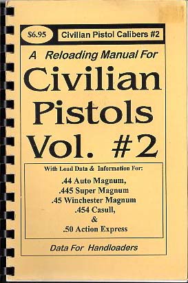 Reloading Manual for Civilian Pistols Vol. #2