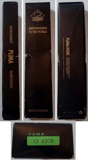 Puma Empty Carton "13 6378"