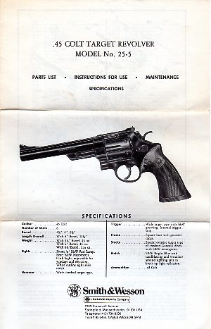 Model 25-5 Target Revolver