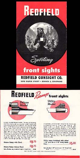 1940-50's Redfield Sights Catalog