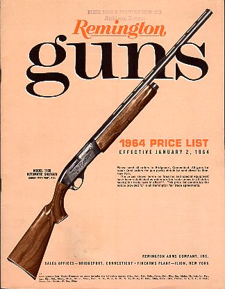 1964 Remington Retail Price List