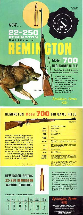 1967 Model 700-New 22-250