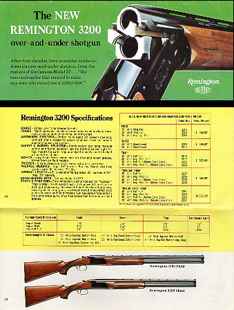1973 Remington 3200 Catalog