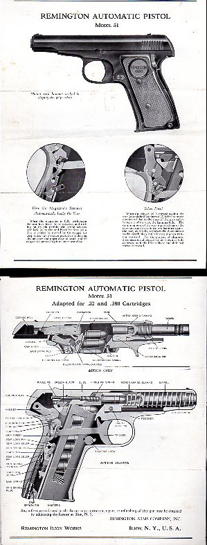 Remington Model 51 Product Sheet