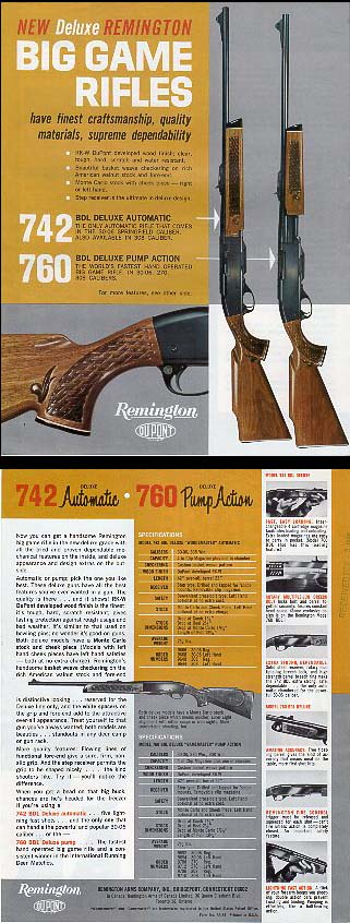 1966 Big Game Rifles Broadside