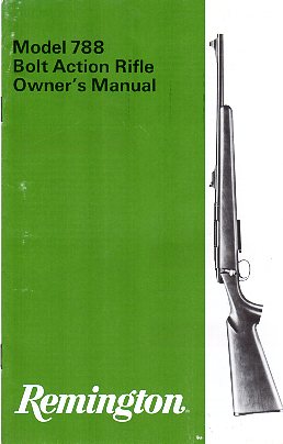 1981 Remington Model 788 Instr.Manual