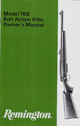 1980 Remington Model 788 Instr.Manual