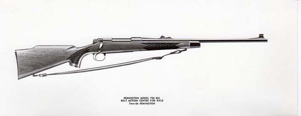 1970's Remington 7mm-06 Factory Photo
