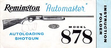 1960 Model 878 Instructions
