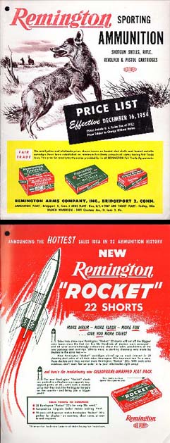 1954 Remington Ammunition Catalog