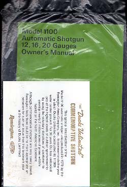 1973 DU 1100 Shotgun Manual