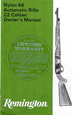 Remington Nylon 66 Manual