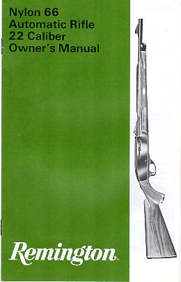 Remington Nylon 66 Manual