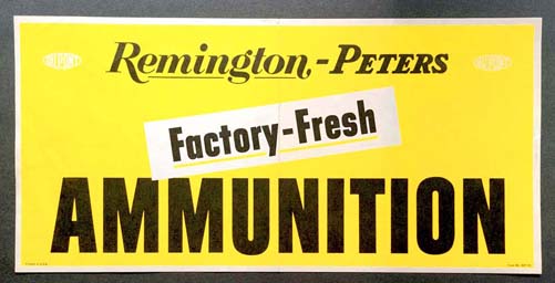 1970 Remington-Peters Ammunition Banner