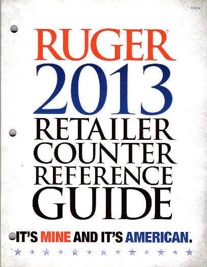 2013 Ruger Retailer Guide