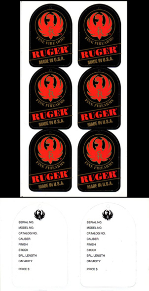 Ruger Hangtags / One Sheet