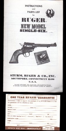 1973 Ruger New Model Single-Six Inst.