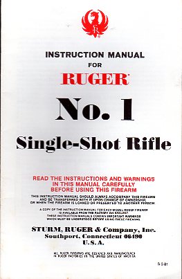 1981 Ruger No.1 Inst.