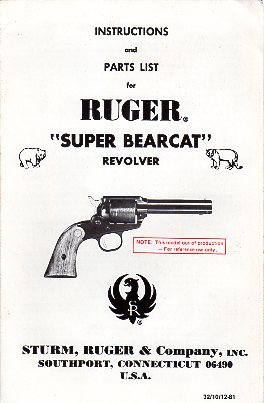 1981 Ruger Super Bearcat