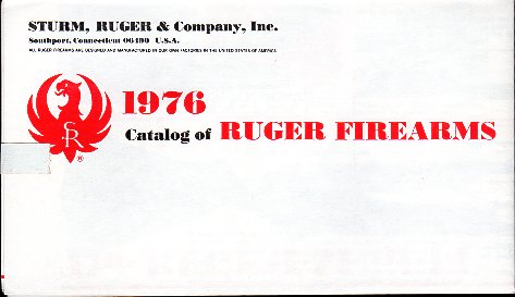 1976 Ruger Firearms Catalog C  1976 Ruger Firearms Catalog C