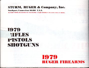 1979 Ruger Firearms Catalog