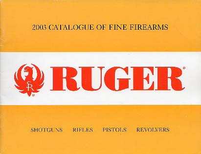 2003 Ruger Catalogue