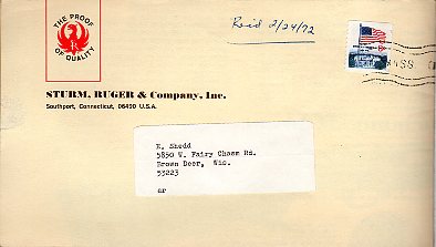 1972 Ruger Firearms Catalog (A)