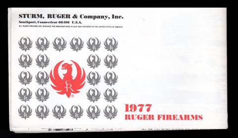 1977 Ruger Firearms Catalog