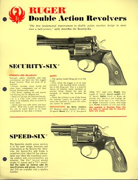 1973 Ruger DA Revolver Broadsheet