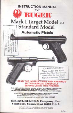 1981 Ruger Mark I