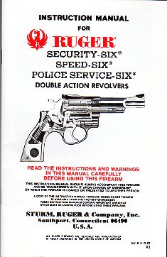 1982 Security-Six,Speed-Six & Police Serv.Six