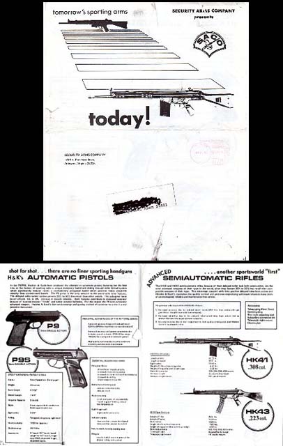1974 SACO Heckler & Koch Catalog