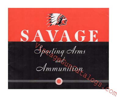 1938 Savage Arms Catalog