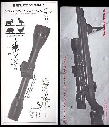 1984 Shepherd Scopes Brochure/Manual