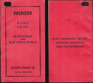 1960's Sheridan Hand Book