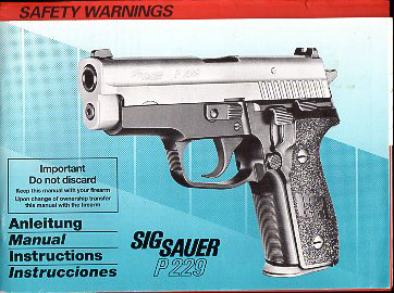 1990 SigSauer P229 Inst.