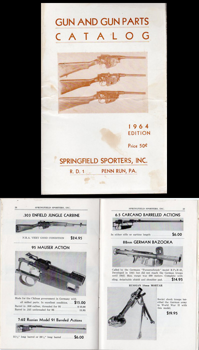 1964 Springfield Sporters Catalog