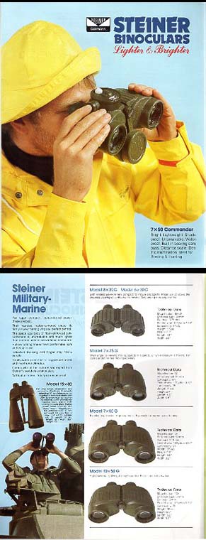 1984 Steiner Binoculars Catalog