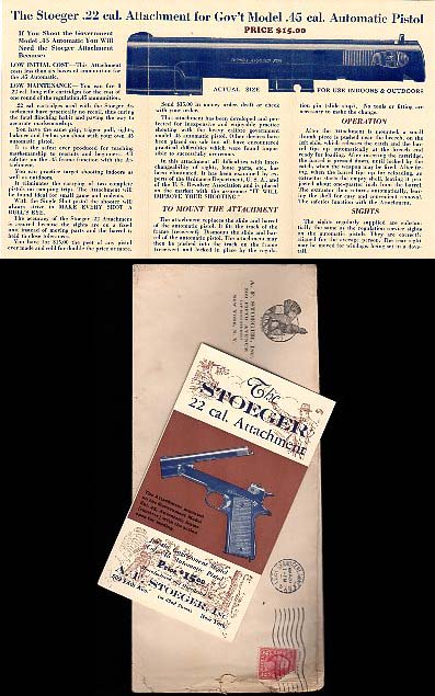 1931 Stoeger/Colt 22 cal. Attachment Brochure