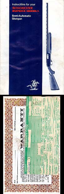 1973 Winchester Super-X Mod.1 Instr.