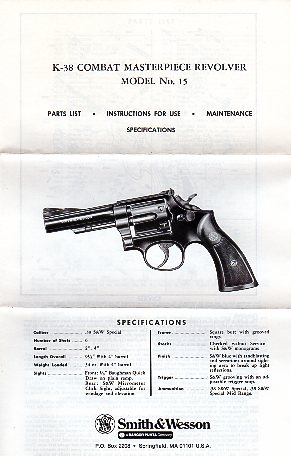 S&W Model 15 Combat Masterpiece