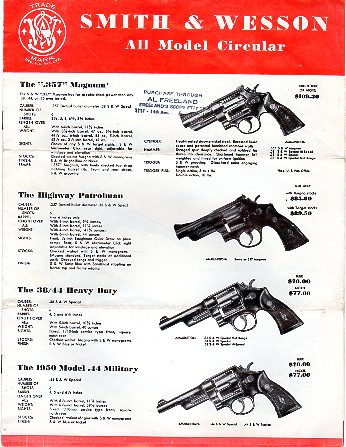1956 S&W Catalog/Circular