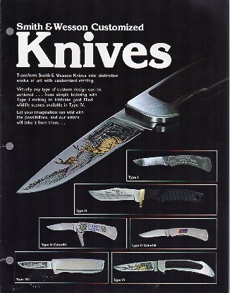 1983 S&W Customized Knives Folder