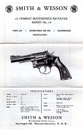 S&W Model 18 .22 Combat Masterpiece