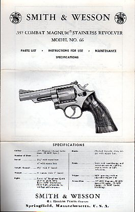 S&W .357 Combat Magnum Model No.66