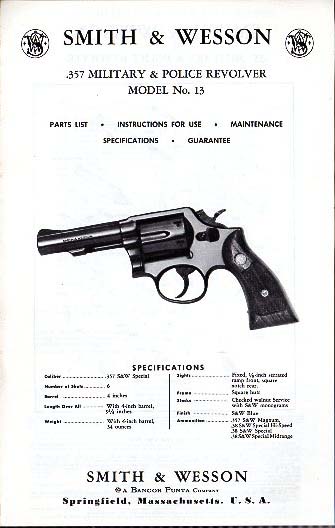 S&W Military & Police .357  Model No.13