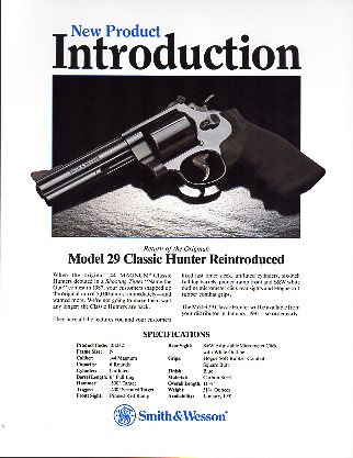 Model 29 Classic Hunter Reintroduced