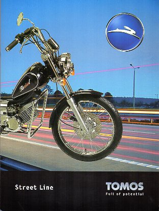 2003 Tomos MoPed Catalog